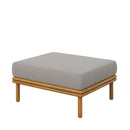 Wren Outdoor Patio Teak Wood Ottoman By Modway by HouseOfZazla