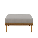 Wren Outdoor Patio Teak Wood Ottoman By Modway by HouseOfZazla