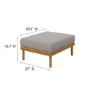 Wren 6-Piece Outdoor Patio Teak Wood Furniture Set by Modway by HouseOfZazla