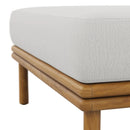 Wren Outdoor Patio Teak Wood Ottoman By Modway by HouseOfZazla