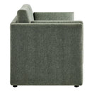 Linden Upholstered Heathered Chenille Small Sofa by HouseOfZazla