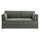 Linden Upholstered Heathered Chenille Small Sofa by HouseOfZazla