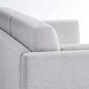 Linden Upholstered Heathered Chenille Small Sofa by HouseOfZazla