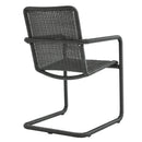 Abacus Outdoor Patio Wicker Dining Chairs Set of 2 by Modway