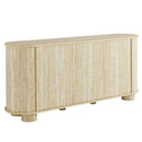 Overture 3-Door Oval Faux Travertine Sideboard by Modway by HouseOfZazla