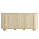 Overture 3-Door Oval Faux Travertine Sideboard by Modway by HouseOfZazla