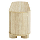 Overture 63” Oval Faux Travertine TV Stand by Modway by HouseOfZazla