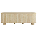 Overture 63” Oval Faux Travertine TV Stand by Modway by HouseOfZazla