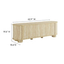 Overture 63” Oval Faux Travertine TV Stand by Modway by HouseOfZazla