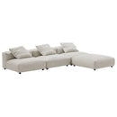 Solace 4-Piece Modular Corduroy Upholstered Sectional Sofa by Modway by HouseOfZazla