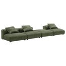 Solace 4-Piece Modular Corduroy Upholstered Sectional Sofa by Modway by HouseOfZazla