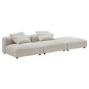 Solace 3-Piece Modular Corduroy Upholstered Sectional Sofa by Modway by HouseOfZazla