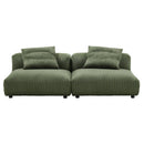 Solace 2-Piece Modular Corduroy Upholstered Sofa by Modway by HouseOfZazla