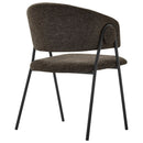 Nella Upholstered Heathered Chenille Dining Chairs Set of 2 by Modway by HouseOfZazla