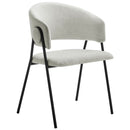 Nella Upholstered Heathered Chenille Dining Chairs Set of 2 by Modway by HouseOfZazla