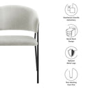 Nella Upholstered Heathered Chenille Dining Chairs Set of 2 by Modway by HouseOfZazla