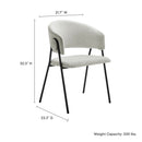 Nella Upholstered Heathered Chenille Dining Chairs Set of 2 by Modway by HouseOfZazla