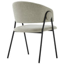 Nella Upholstered Heathered Chenille Dining Chairs Set of 2 by Modway by HouseOfZazla