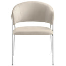 Nella Upholstered Performance Velvet Dining Chair Set of 2 by HouseOfZazla