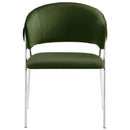 Nella Upholstered Performance Velvet Dining Chair Set of 2 by HouseOfZazla