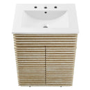 Render 24" Faux Travertine Bathroom Vanity With Sink by Modway by HouseOfZazla