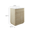 Render 24" Faux Travertine Bathroom Vanity With Sink by Modway by HouseOfZazla