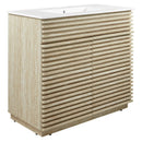 Render 36" Faux Travertine Bathroom Vanity With Sink by Modway by HouseOfZazla