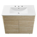 Render 36" Faux Travertine Bathroom Vanity With Sink by Modway by HouseOfZazla
