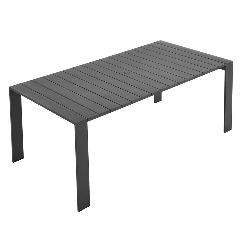 Tahoe Rectangular Outdoor Patio Aluminum Dining Table by Modway, photo 6 of 7