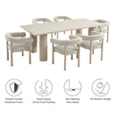 Nautica 7-Piece Rectangular Outdoor Patio Aluminum Dining Table and Chairs Set by Modway by HouseOfZazla