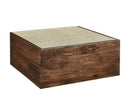 Truett Square Wood Rattan Coffee Table by Modway by HouseOfZazla