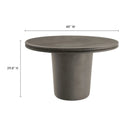 Brion Indoor-Outdoor Patio Concrete 5 Piece Dining Table Set by Modway by HouseOfZazla