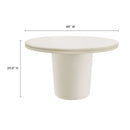 Brion 48" Indoor - Outdoor Patio Concrete Round Dining Table by Modway by HouseOfZazla
