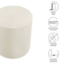 Brion Indoor-Outdoor Patio Concrete Stool by Modway by HouseOfZazla