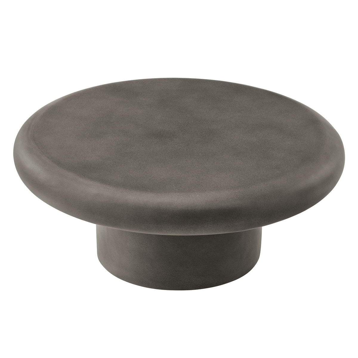 Argos Indoor-Outdoor Patio Concrete Round Coffee Table by Modway, photo 4 of 14