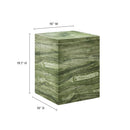 Jordana Square Plinth Indoor - Outdoor Patio Concrete Side Table by HouseOfZazla
