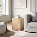 Jordana Square Plinth Indoor - Outdoor Patio Concrete Side Table by HouseOfZazla