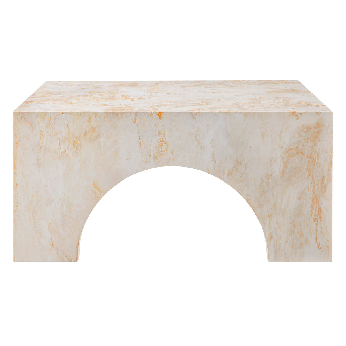 Valen Indoor - Outdoor Patio Arched Concrete Coffee Table by Modway, photo 10 of 14
