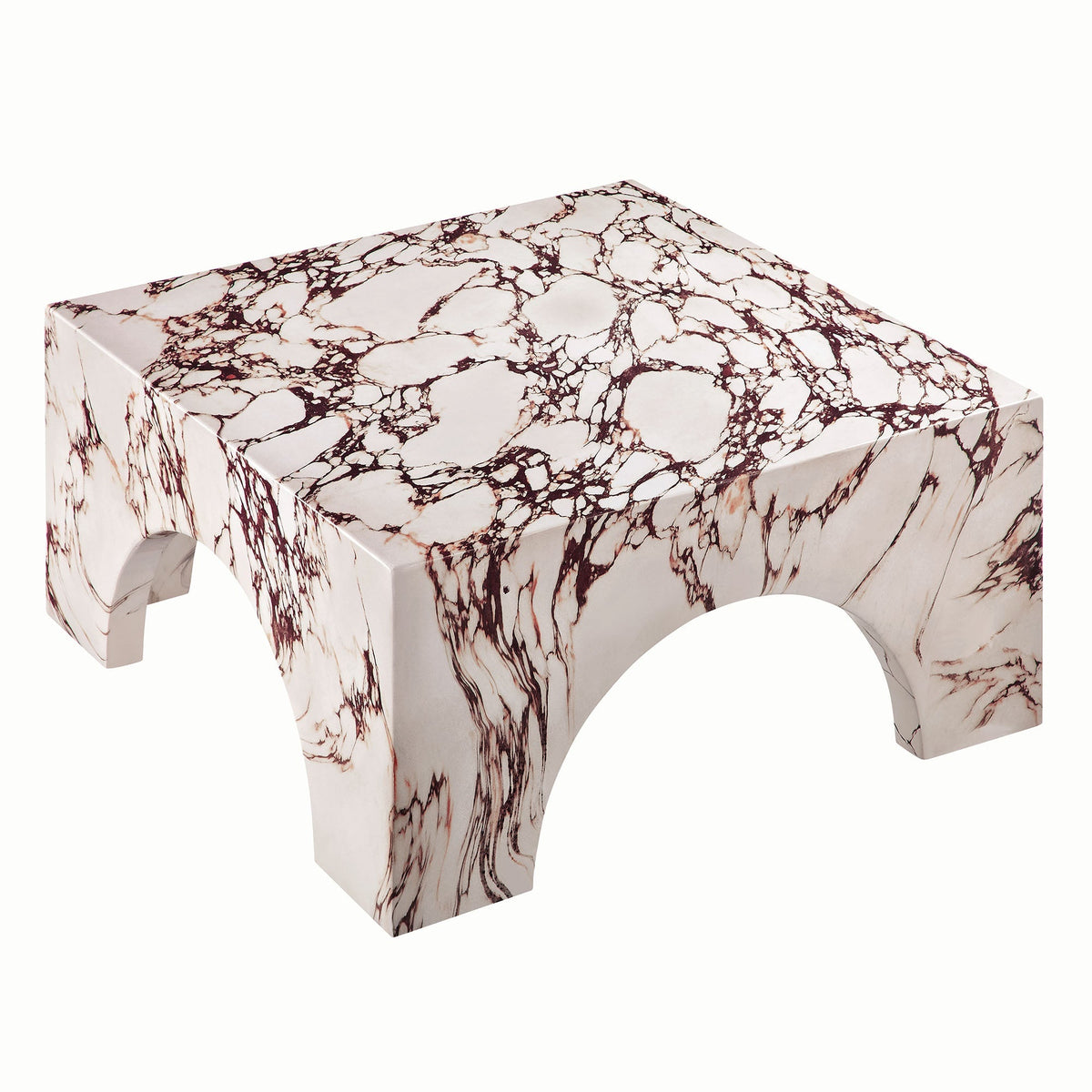 Valen Indoor - Outdoor Patio Arched Concrete Coffee Table by Modway, photo 6 of 14