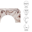Valen Indoor - Outdoor Patio Arched Concrete Coffee Table by Modway by HouseOfZazla