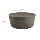 Brion Round Indoor-Outdoor Concrete Coffee Table by Modway by HouseOfZazla