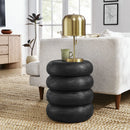 Ellery Round Stacked Wood Side Table by Modway by HouseOfZazla