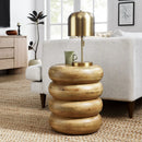 Ellery Round Stacked Wood Side Table by Modway by HouseOfZazla