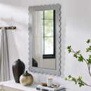Emmeline Scalloped Rectangle Wall Mirror by Modway by HouseOfZazla