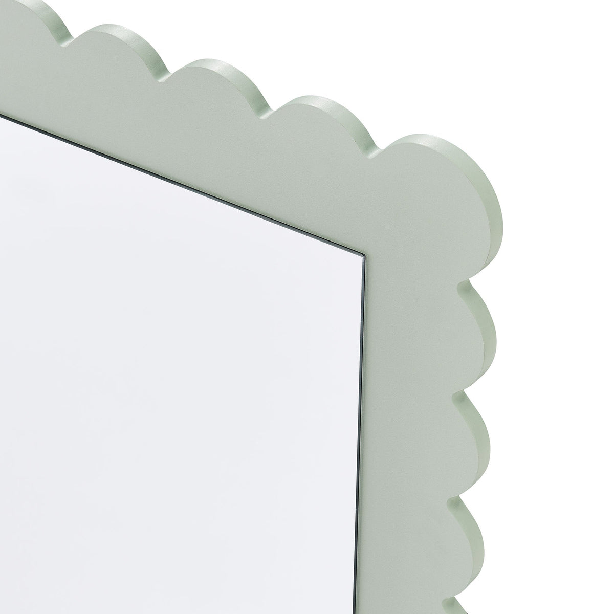 Emmeline Scalloped Rectangle Wall Mirror by Modway, photo 10 of 21