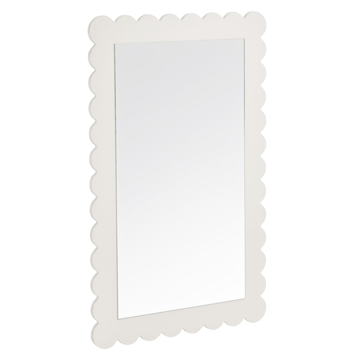 Emmeline Scalloped Rectangle Wall Mirror by Modway, photo 21 of 21