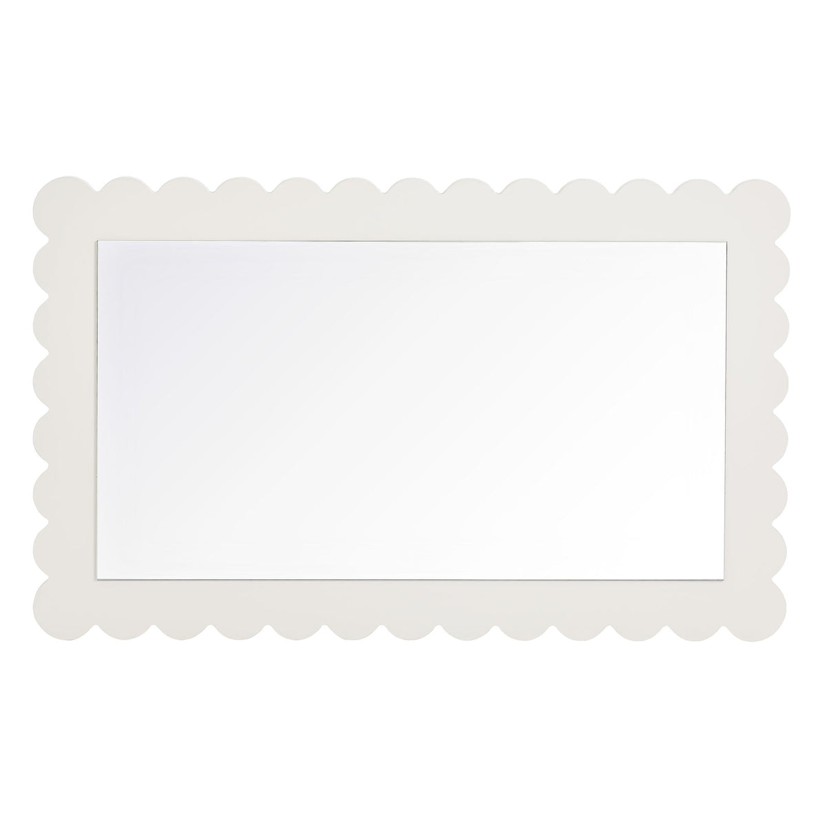 Emmeline Scalloped Rectangle Wall Mirror by Modway, photo 15 of 21