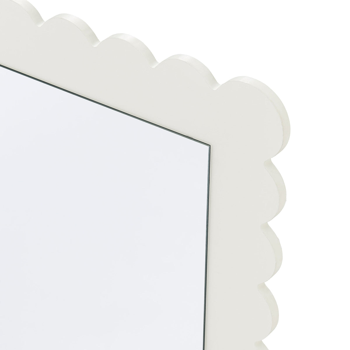 Emmeline Scalloped Rectangle Wall Mirror by Modway, photo 11 of 21