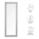 Emmeline Scalloped Rectangle Floor Mirror by Modway by HouseOfZazla