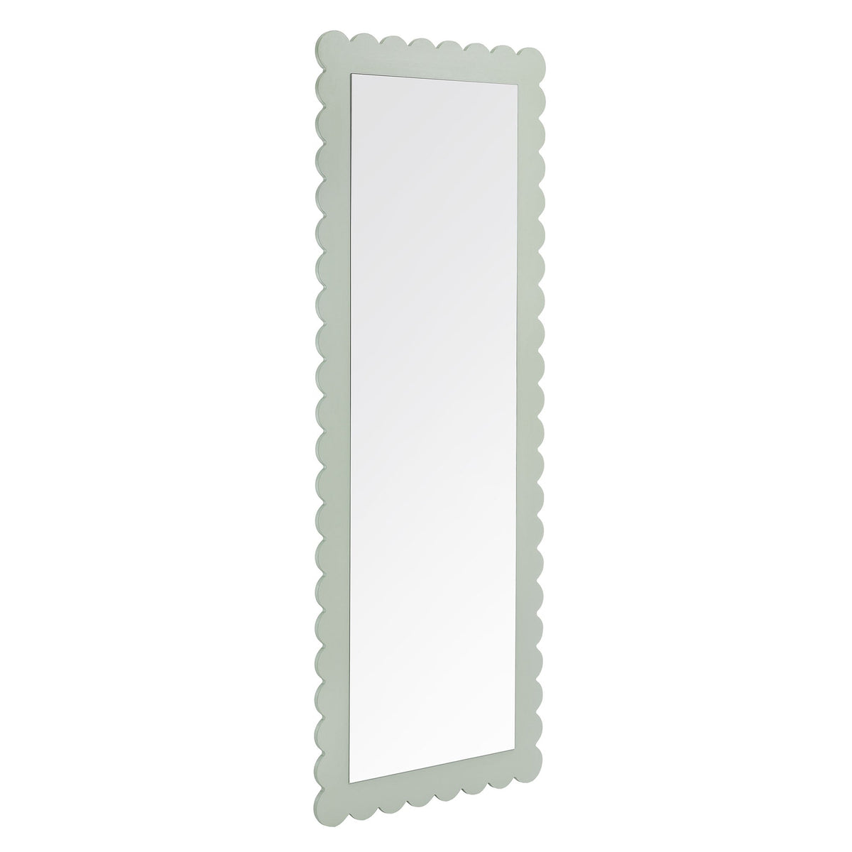 Emmeline Scalloped Rectangle Floor Mirror by Modway, photo 21 of 21